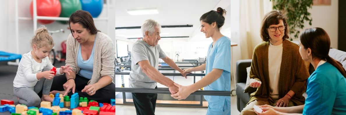 Occupational Therapist using Perci