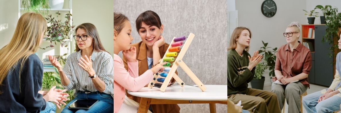 Psychologist using Perci